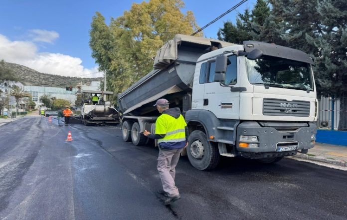 Ασφαλτοστρώσεων συνέχεια στον Δήμο Ελληνικού-Αργυρούπολης
