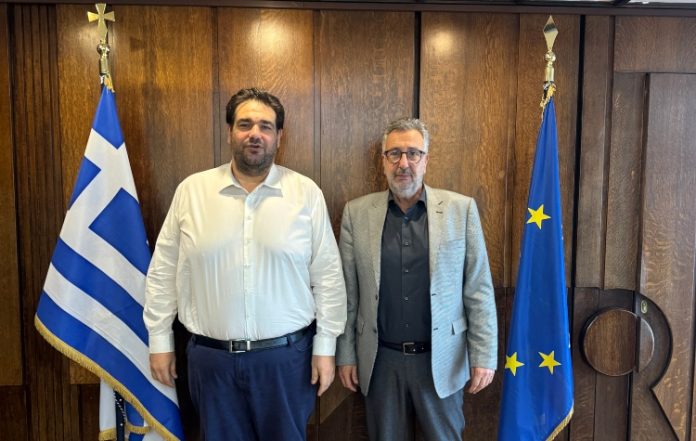 Συνάντηση Σ. Μαμαλάκη με τον υπουργό Εσωτερικών Θοδωρή Λιβάνιο