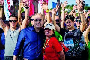 Με τον δήμαρχο Βάρης - Βούλας - Βουλιαγμένης Γρηγόρη Κωνσταντέλλο