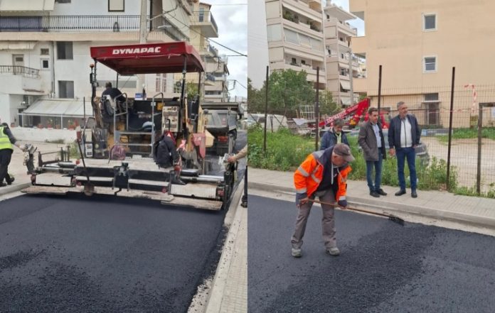Συνεχίζονται οι ασφαλτοστρώσεις στους δρόμους του Αγίου Δημητρίου