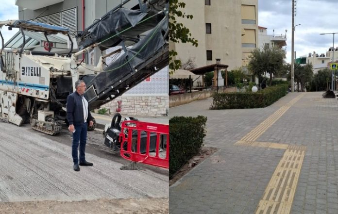 Αυτοψία Σ. Μαμαλάκη στην ανάπλαση των οδών Μακρυγιάννη και Κατσίμπα