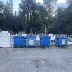 Τοποθετήθηκαν νέοι κάδοι στο νεκροταφείο και αποσύρθηκαν οι παλιοί