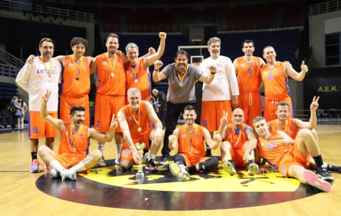 Κυπελλούχοι οι Βετεράνοι του Αμύντα στο Εργασιακό Πρωτάθλημα Μπάσκετ - Τα συγχαρητήρια του δημάρχου