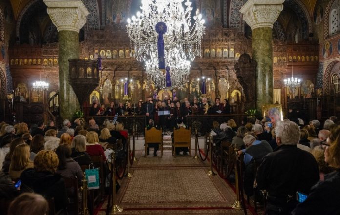 Κατανυκτική συνάντηση χορωδιών στον Ι. Ν. Αγίας Φωτεινής