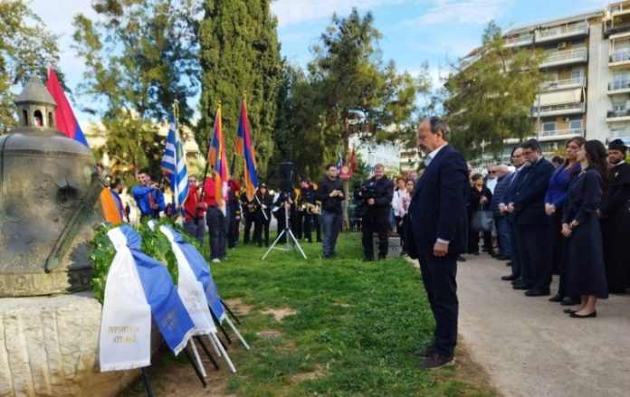 Τιμήθηκε η Γενοκτονία των Αρμενίων στη Νέα Σμύρνη