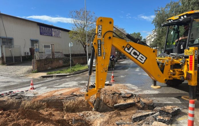 Αποκαταστάθηκε, σύμφωνα με ανακοίνωση του Δήμου, η βλάβη της ΕΥΔΑΠ