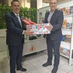 Νικόλαος Τσιλίφης και Σταύρος Παπασταύρου στο Κοινωνικό Παντοπωλείο Δάφνης