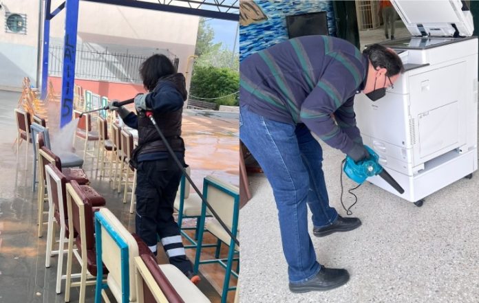 Βανδαλισμοί στο 5ο Γυμνάσιο-Λύκειο Γλυφάδας