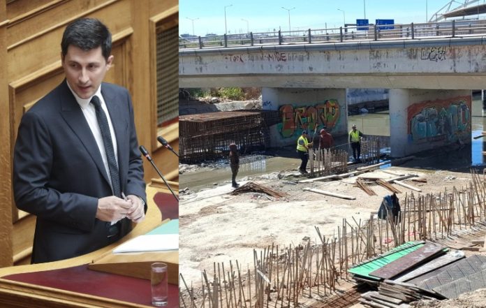 Ερώτηση Χρηστίδη για το «πάγωμα» των έργων στον Ιλισσό