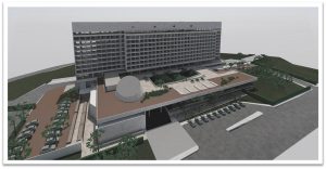 Η μακέτα της αναδιαμορφωμένης φοιτητικής εστίας στου Ζωγράφου